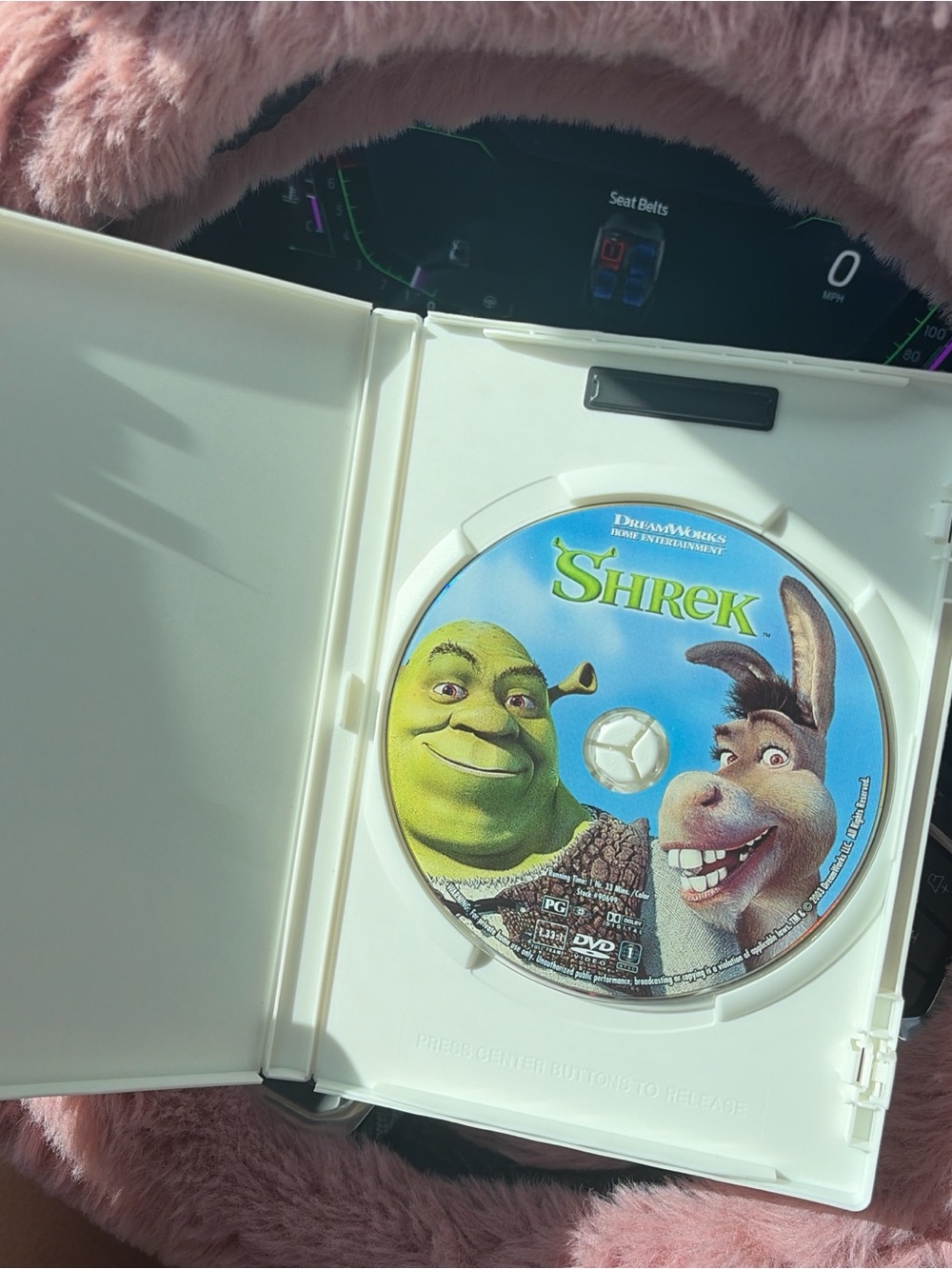 DreamWorks Shrek DVD Cover - Green, Blue, Yellow